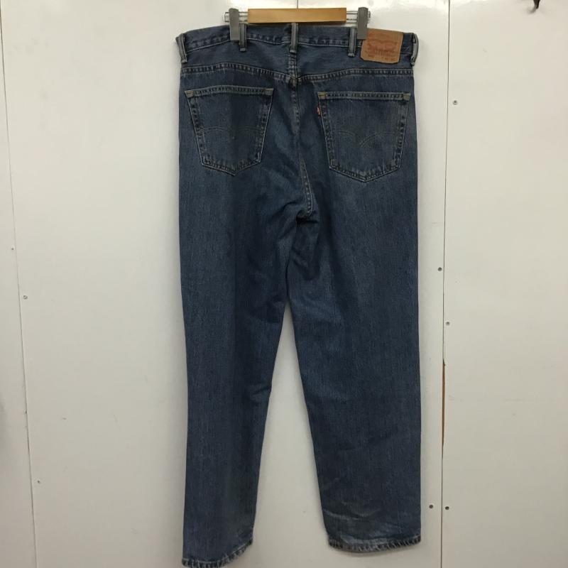 リーバイストラウスアンドコー Levi Strauss & co. パンツ デニム、ジーンズ デニムパンツ ワイドパンツ カジュアルパンツ ストレッチ 38インチ 無地 インディゴ / インディゴ / Indigo メンズ USED 古着 中古 10162062