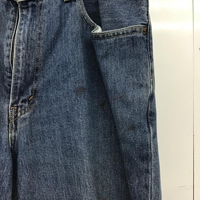 リーバイストラウスアンドコー Levi Strauss & co. パンツ デニム、ジーンズ デニムパンツ ワイドパンツ カジュアルパンツ ストレッチ 38インチ 無地 インディゴ / インディゴ / Indigo メンズ USED 古着 中古 10162062
