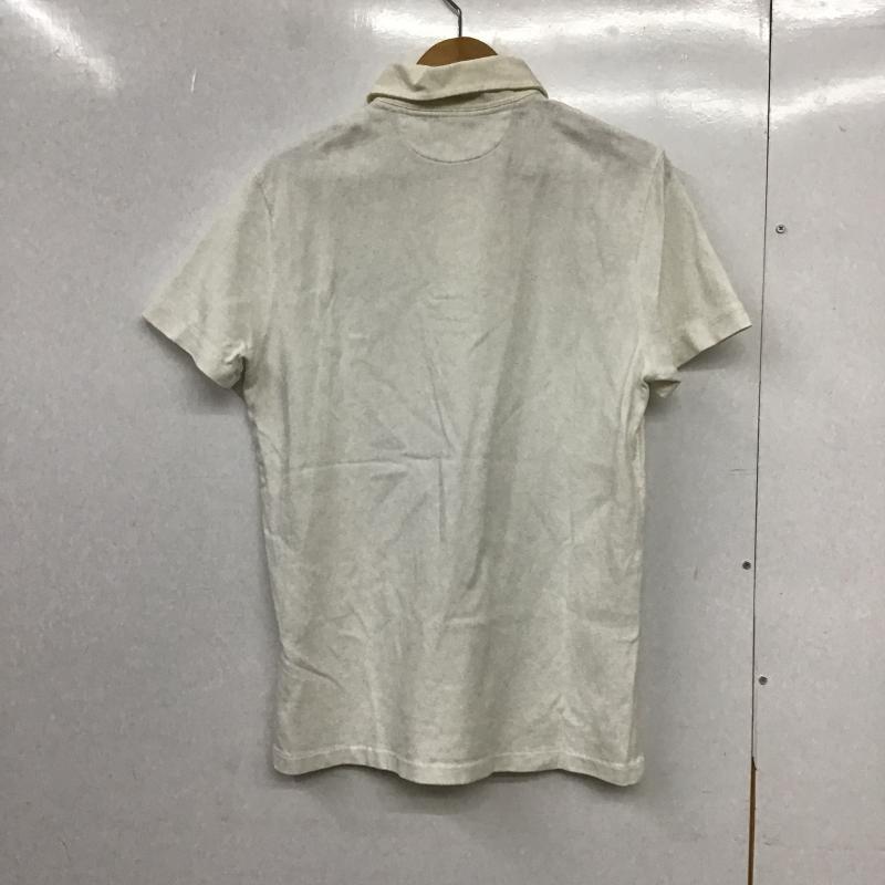 ポロラルフローレン POLO RALPH LAUREN ポロシャツ 半袖 半袖ポロシャツ カラーシャツ 半袖カットソー M ロゴ、文字 白 / ホワイト / white メンズ USED 古着 中古 10162064