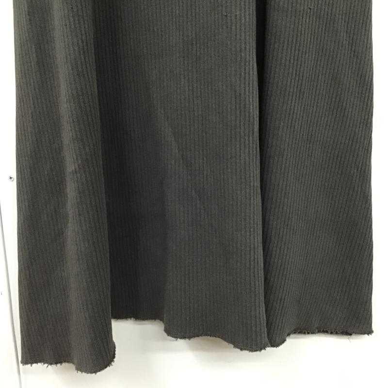 アダムエロペ ADAM ET ROPE  ワンピース ロングスカート FREE 無地 チャコールグレー / チャコールグレー / レディース USED 古着 中古 10162069