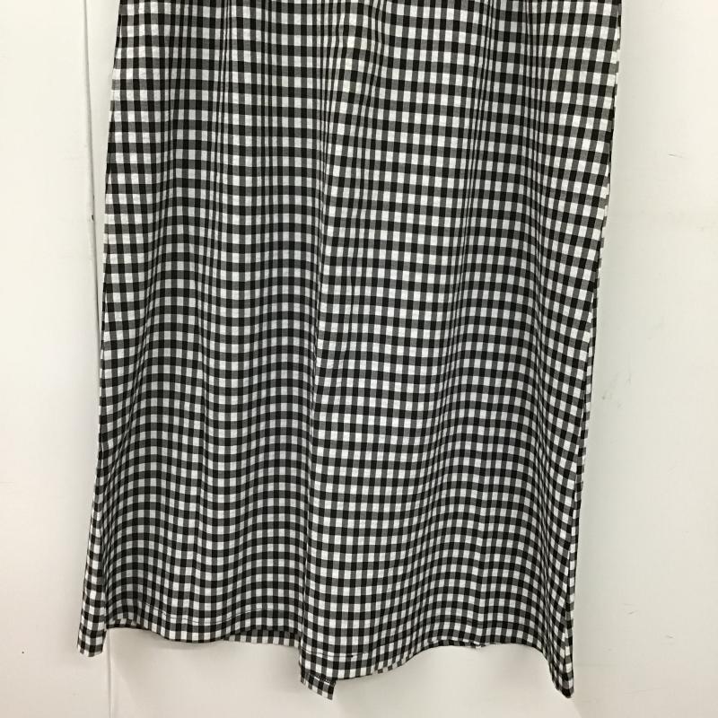 アビトーキョー ABITOKYO ワンピース ロングスカート FREE チェック 黒 / ブラック / black X 白 / ホワイト / white レディース USED 古着 中古 10162074