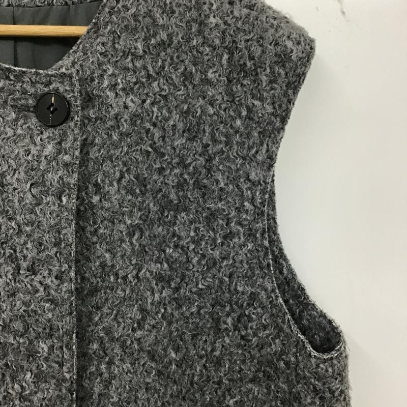 ザラ ZARA ベスト ベスト L 無地 灰 / グレー / gray レディース USED 古着 中古 10162075