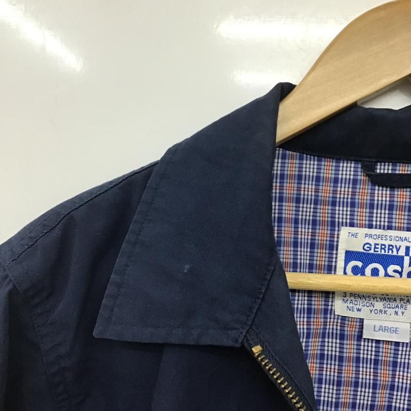 古着 USED ジャケット、上着 ジャンパー、ブルゾン ジップアップジャケット アウター 古着 L 刺繍 紺 / ネイビー / navy メンズ USED 古着 中古 10162077