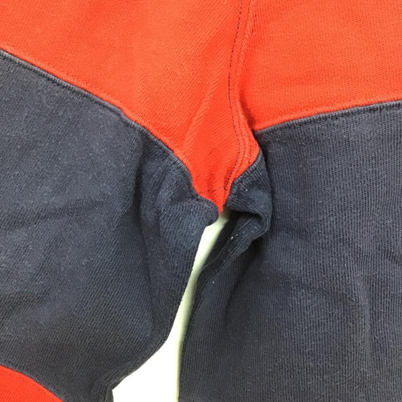 ポロバイラルフローレン Polo by RALPH LAUREN ポロシャツ 長袖 長袖ポロシャツ 長袖カットソー カラーシャツ M ボーダー柄 赤 / レッド / red X 紺 / ネイビー / navy メンズ USED 古着 中古 10162079