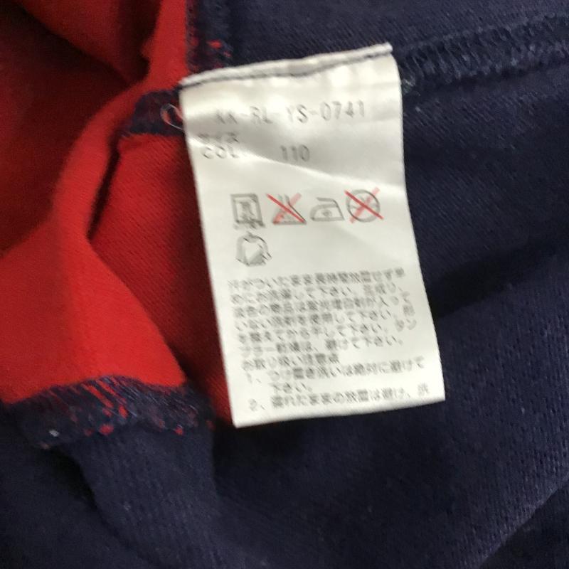 ポロバイラルフローレン Polo by RALPH LAUREN ポロシャツ 長袖 長袖ポロシャツ 長袖カットソー カラーシャツ M ボーダー柄 赤 / レッド / red X 紺 / ネイビー / navy メンズ USED 古着 中古 10162079