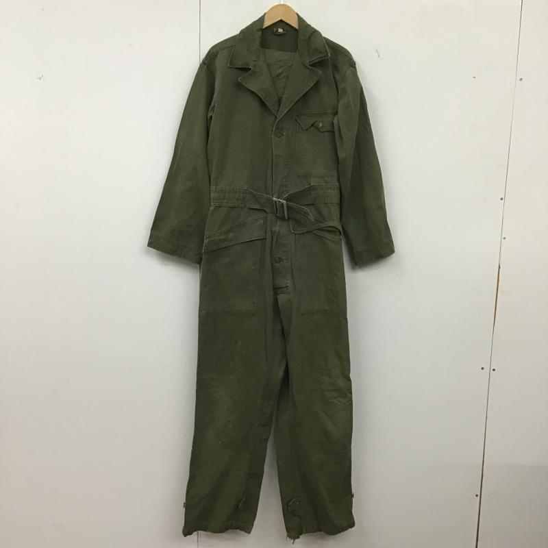 ミリタリー ミリタリー サロペット・オーバーオール サロペット、オーバーオール S 無地 カーキ / カーキ / khaki メンズ USED 古着 中古 10162082
