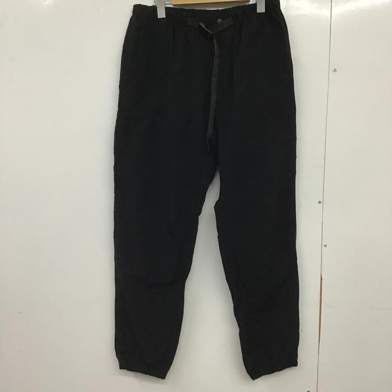 グラミチ GRAMICCI パンツ ワークパンツ、ペインターパンツ gmp-19s949 クライミングパンツ ワイドパンツ L ロゴ、文字 黒 / ブラック / black メンズ USED 古着 中古 10162084