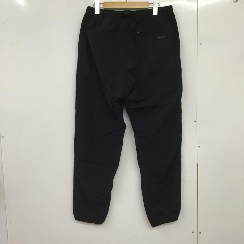 グラミチ GRAMICCI パンツ ワークパンツ、ペインターパンツ gmp-19s949 クライミングパンツ ワイドパンツ L ロゴ、文字 黒 / ブラック / black メンズ USED 古着 中古 10162084