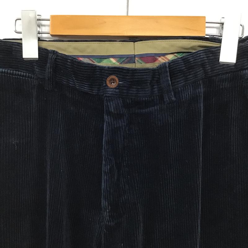 ポロバイラルフローレン POLOBYRALPHLAUREN パンツ ワークパンツ、ペインターパンツ コーデュロイパンツ ワイドパンツ カジュアルパンツ 34インチ 無地 紺 / ネイビー / navy メンズ USED 古着 中古 10162085