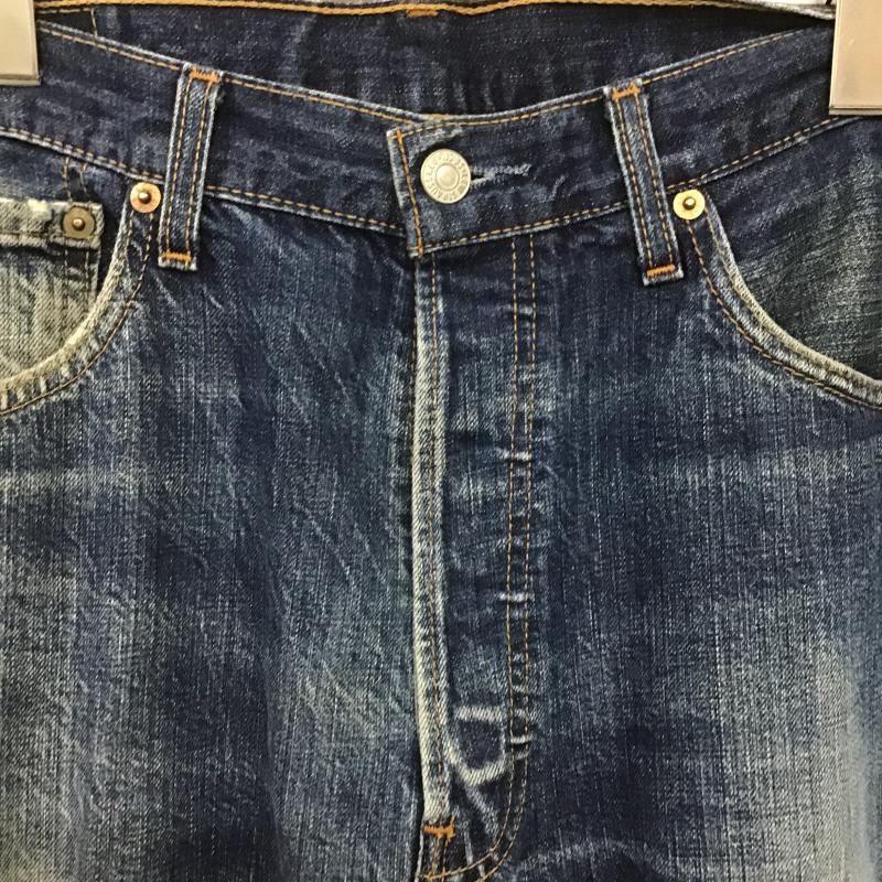 リーバイストラウスアンドコー Levi Strauss & co. パンツ デニム、ジーンズ デニムパンツ スリムパンツ カジュアルパンツ 34インチ ダメージ加工 インディゴ / インディゴ / Indigo メンズ USED 古着 中古 10162089