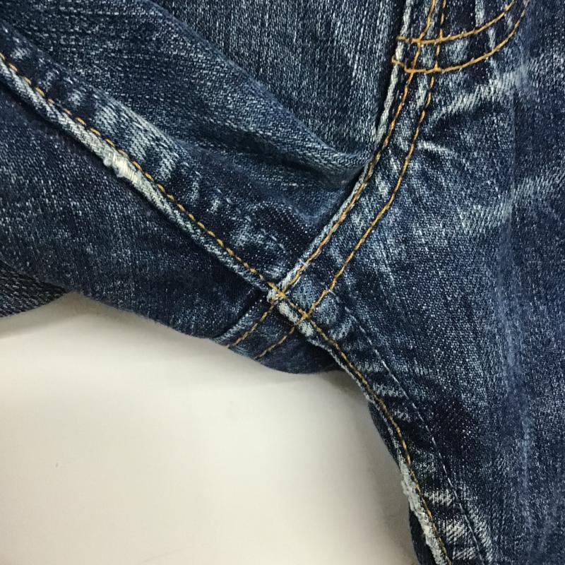 リーバイストラウスアンドコー Levi Strauss & co. パンツ デニム、ジーンズ デニムパンツ スリムパンツ カジュアルパンツ 34インチ ダメージ加工 インディゴ / インディゴ / Indigo メンズ USED 古着 中古 10162089
