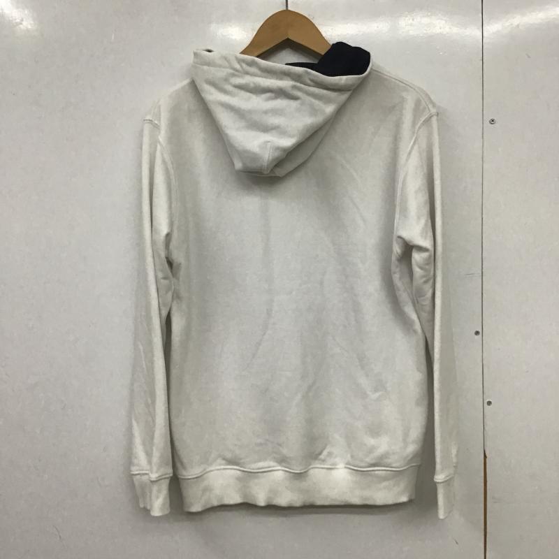 ヘリーハンセン HELLY HANSEN パーカー 長袖 長袖パーカー プルオーバーパーカー スウェット L ロゴ、文字 白 / ホワイト / white メンズ USED 古着 中古 10162097