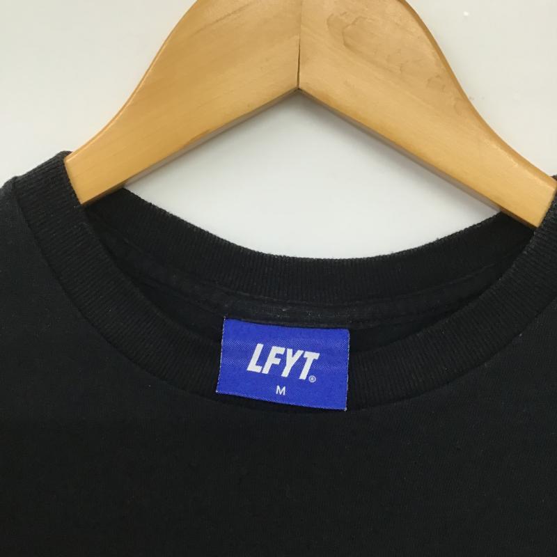 ラファイエット Lafayette Tシャツ 半袖 半袖カットソー プリントTシャツ クルーネックカットソー M ロゴ、文字 黒 / ブラック / black メンズ USED 古着 中古 10162101