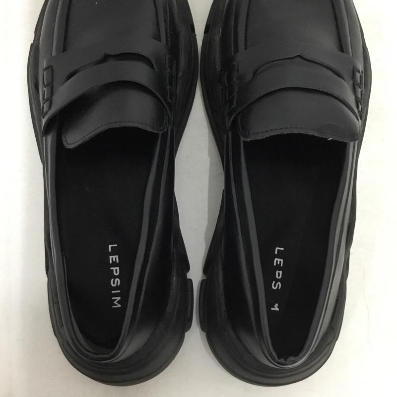レプシィム LEPSIM ローファー ローファー 無地 黒 / ブラック / black レディース USED 古着 中古 10162102