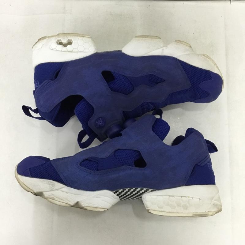 リーボック Reebok スニーカー スニーカー BS5382 INSTAPUMP FURY TECH インスタ ポンプ フューリー テック 28cm 28.0cm 無地 青 / ブルー / blue メンズ USED 古着 中古 10162103