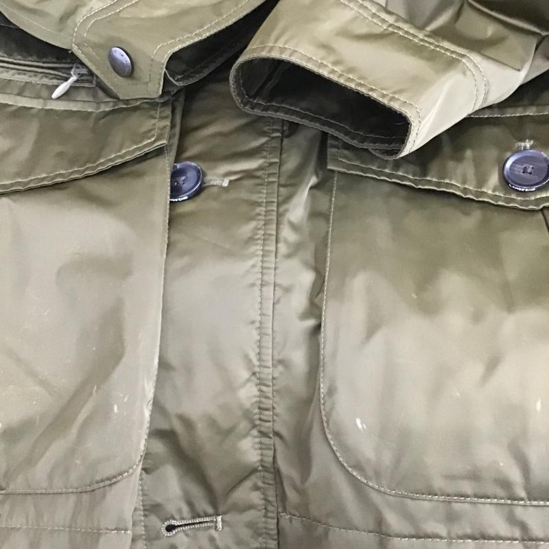 ランズエンド LANDS END ジャケット、上着 ジャンパー、ブルゾン ジップアップジャケット ナイロンジャケット アウター XL 無地 カーキ / カーキ / khaki メンズ USED 古着 中古 10162105