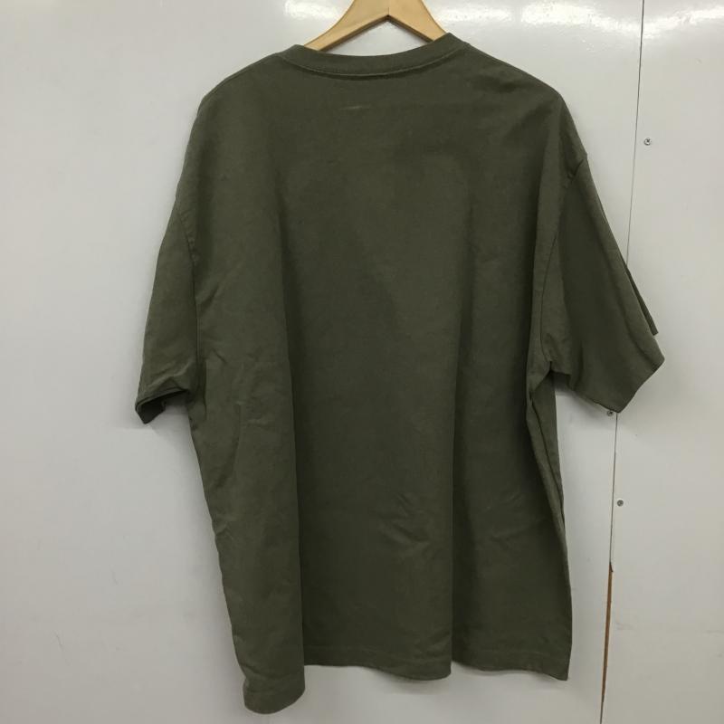 フリークスストア FREAK S STORE カットソー 半袖 半袖カットソー 無地Tシャツ ヘンリーネックカットソー L 無地 カーキ / カーキ / khaki メンズ USED 古着 中古 10162107