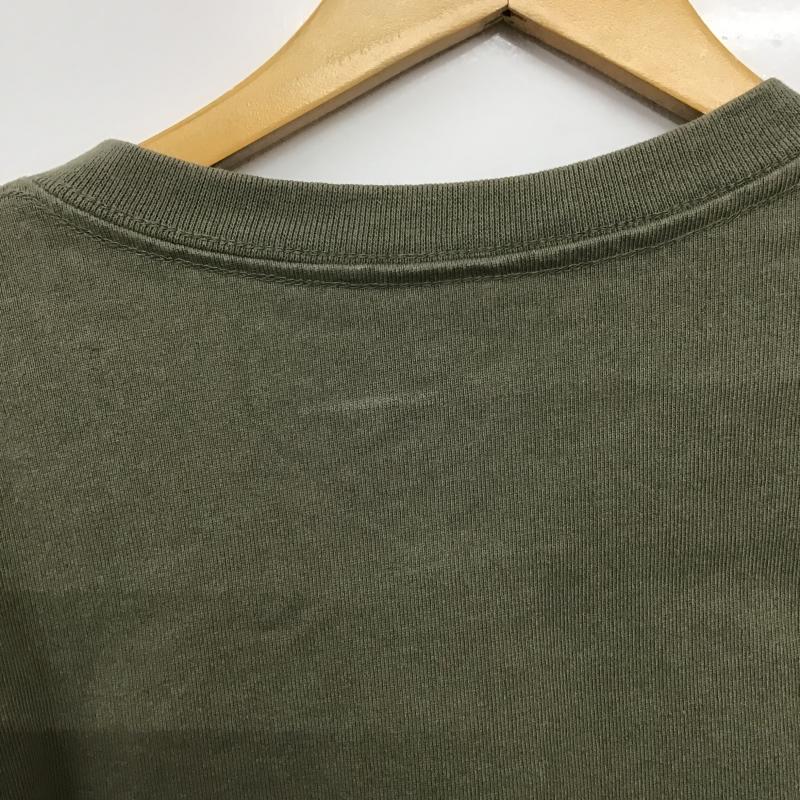 フリークスストア FREAK S STORE カットソー 半袖 半袖カットソー 無地Tシャツ ヘンリーネックカットソー L 無地 カーキ / カーキ / khaki メンズ USED 古着 中古 10162107