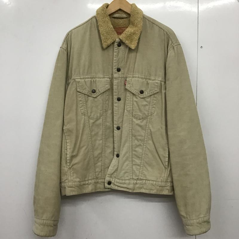 リーバイストラウスアンドコー Levi Strauss & co. ジャケット、上着 ジャンパー、ブルゾン コーデュロイジャケット カジュアルジャケット アウター XXL 無地 アイボリー / アイボリー / メンズ USED 古着 中古 10162108