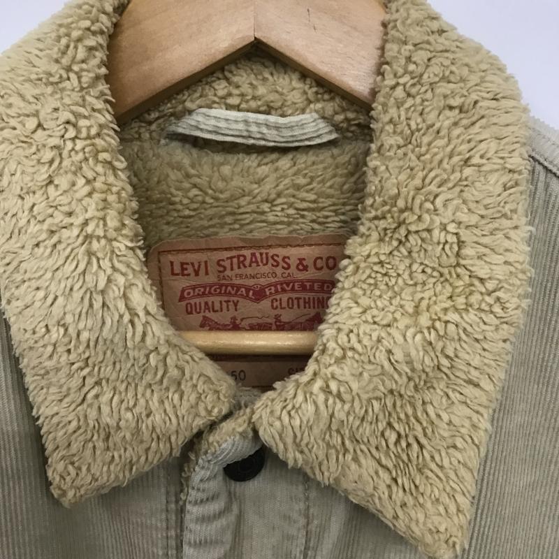 リーバイストラウスアンドコー Levi Strauss & co. ジャケット、上着 ジャンパー、ブルゾン コーデュロイジャケット カジュアルジャケット アウター XXL 無地 アイボリー / アイボリー / メンズ USED 古着 中古 10162108