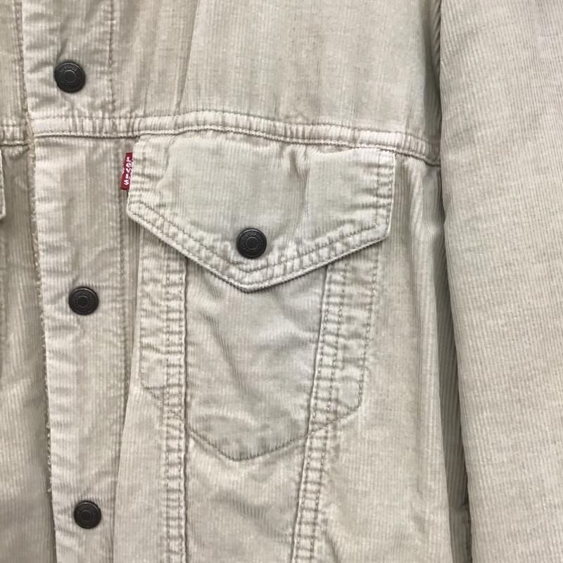 リーバイストラウスアンドコー Levi Strauss & co. ジャケット、上着 ジャンパー、ブルゾン コーデュロイジャケット カジュアルジャケット アウター XXL 無地 アイボリー / アイボリー / メンズ USED 古着 中古 10162108