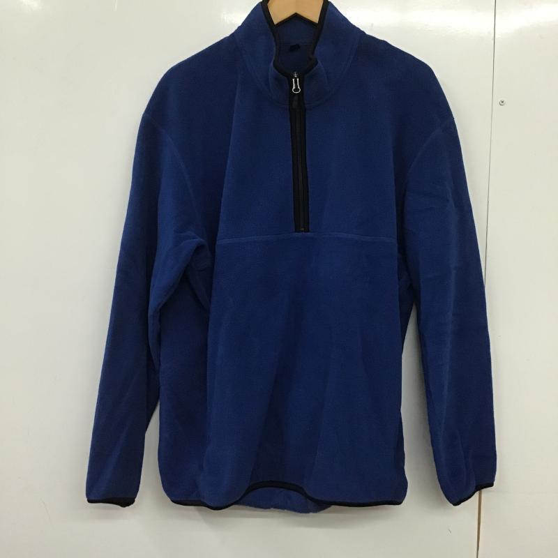 ユニクロ UNIQLO ジャケット、上着 ジャンパー、ブルゾン プルオーバーフリースジャケット XL 無地 青 / ブルー / blue メンズ USED 古着 中古 10162110