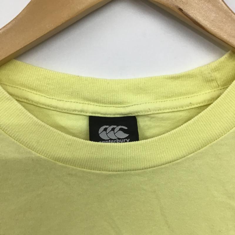 カンタベリー CANTERBURY Tシャツ 半袖 半袖カットソー プリントTシャツ クルーネックカットソー L プリント 黄 / イエロー / yellow メンズ USED 古着 中古 10162111