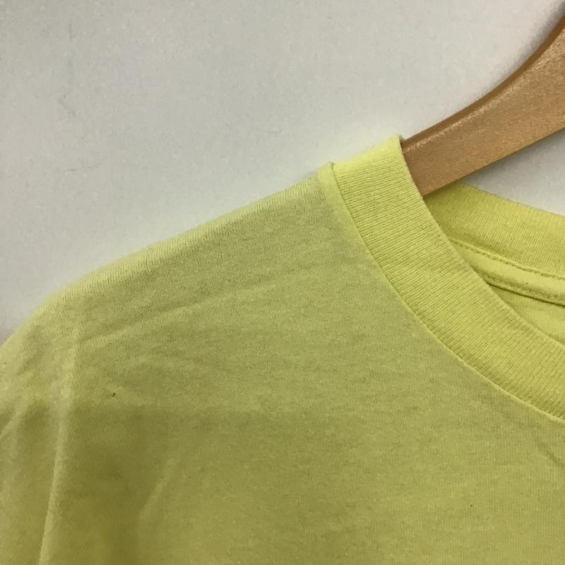 カンタベリー CANTERBURY Tシャツ 半袖 半袖カットソー プリントTシャツ クルーネックカットソー L プリント 黄 / イエロー / yellow メンズ USED 古着 中古 10162111