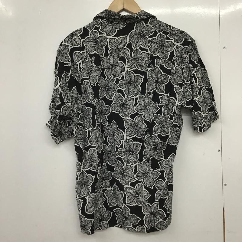レインスプーナー reyn spooner シャツ、ブラウス 半袖 半袖シャツ プリントシャツ ポケットシャツ S プリント 白 / ホワイト / white X 黒 / ブラック / black メンズ USED 古着 中古 10162112
