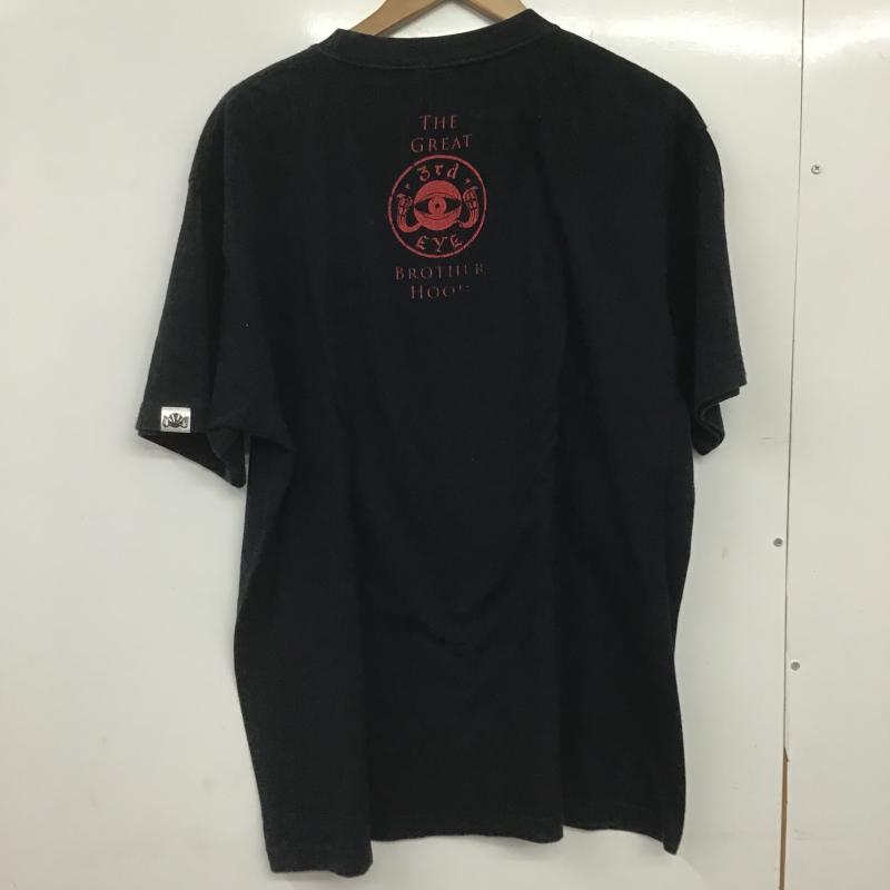アンドサンズ ANDSUNS Tシャツ 半袖 半袖カットソー プリントTシャツ クルーネックカットソー プリント 黒 / ブラック / black メンズ USED 古着 中古 10162117