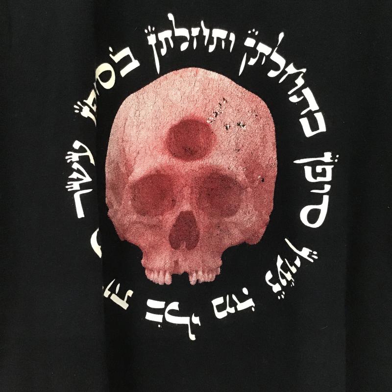 アンドサンズ ANDSUNS Tシャツ 半袖 半袖カットソー プリントTシャツ クルーネックカットソー プリント 黒 / ブラック / black メンズ USED 古着 中古 10162117