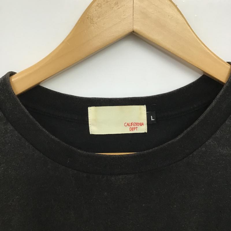 古着 USED Tシャツ 半袖 半袖カットソー プリントTシャツ クルーネックカットソー L プリント ダークグレー / ダークグレー / メンズ USED 古着 中古 10162120