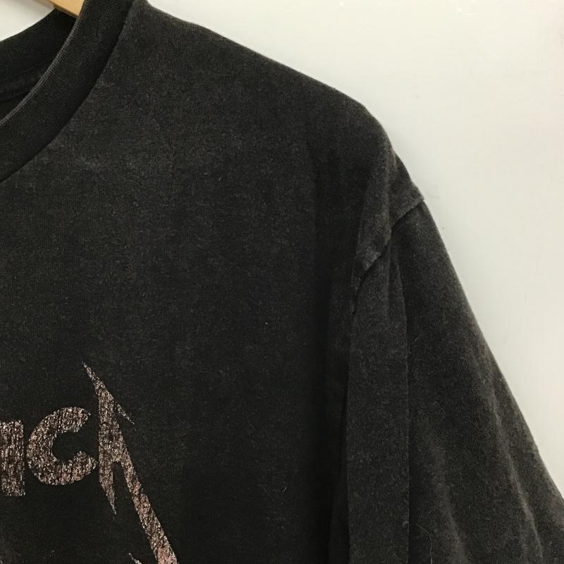 古着 USED Tシャツ 半袖 半袖カットソー プリントTシャツ クルーネックカットソー L プリント ダークグレー / ダークグレー / メンズ USED 古着 中古 10162120