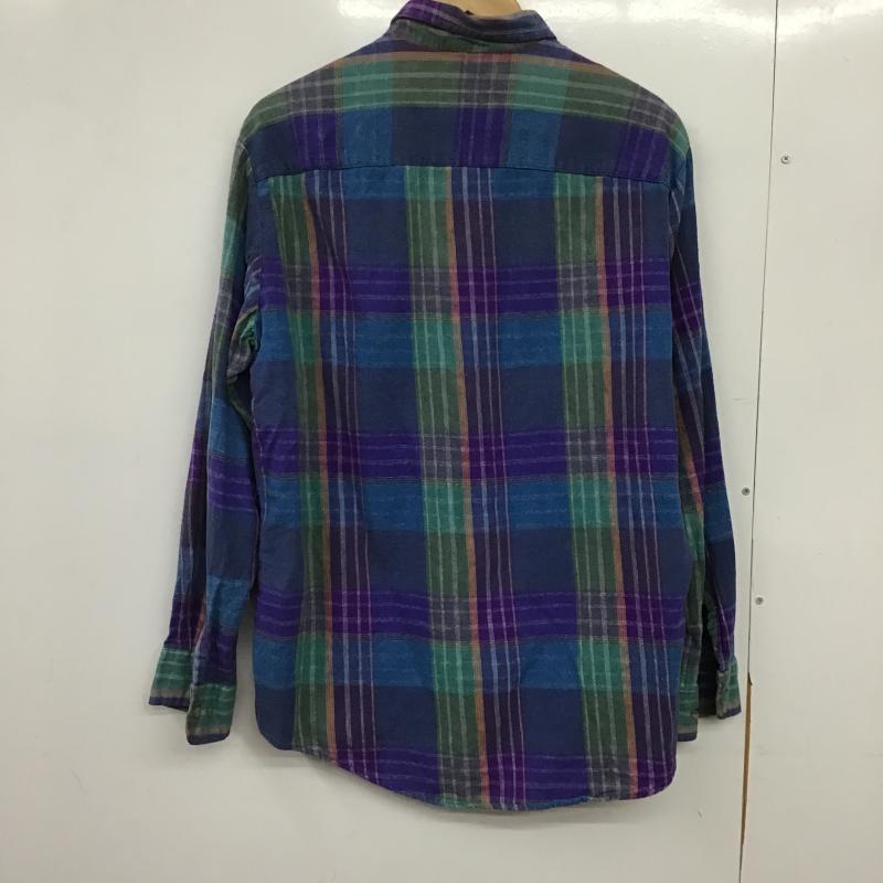 古着 USED シャツ、ブラウス 長袖 長袖シャツ チェックシャツ カラーシャツ L チェック マルチカラー / マルチカラー / multicolor メンズ USED 古着 中古 10162123