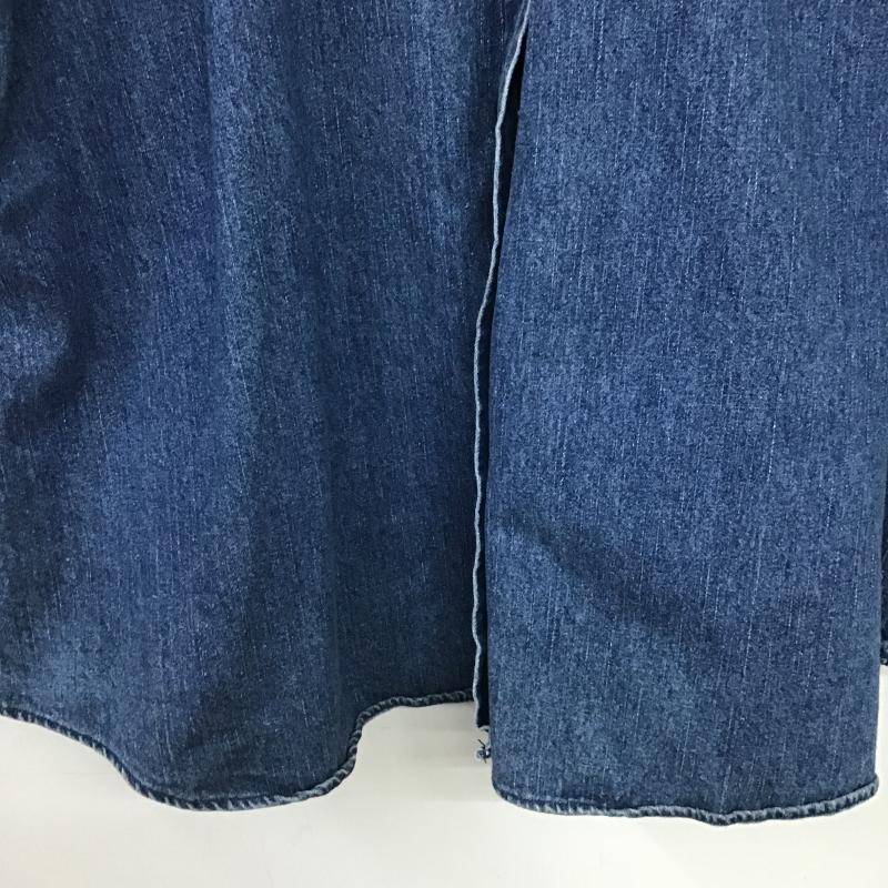 古着 USED シャツ、ブラウス 長袖 長袖シャツ デニムシャツ カラーシャツ XXL 無地 インディゴ / インディゴ / Indigo メンズ USED 古着 中古 10162124