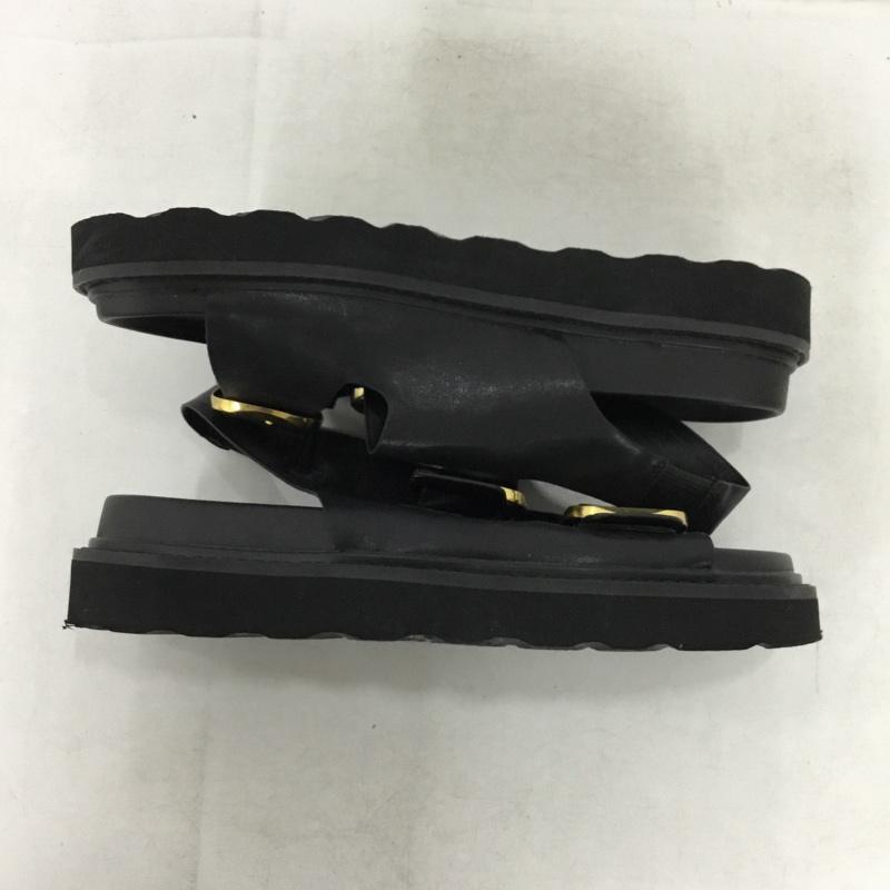 ミラオーウェン Mila Owen サンダル サンダル 24.5cm 無地 黒 / ブラック / black レディース USED 古着 中古 10162132