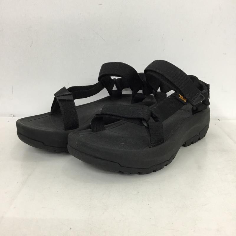 テバ Teva サンダル サンダル 1131270 HURRICANE XLT2 AMPSOLE 24cm 24.0cm ロゴ、文字 黒 / ブラック / black レディース USED 古着 中古 10162134