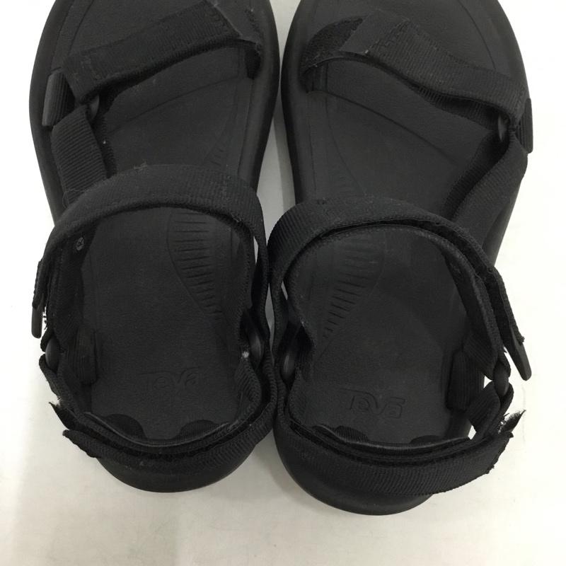テバ Teva サンダル サンダル 1131270 HURRICANE XLT2 AMPSOLE 24cm 24.0cm ロゴ、文字 黒 / ブラック / black レディース USED 古着 中古 10162134