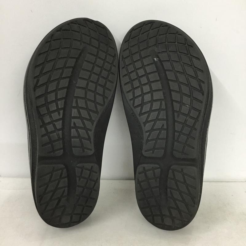 ウーフォス OOFOS サンダル サンダル 24.5cm 無地 黒 / ブラック / black レディース USED 古着 中古 10162135