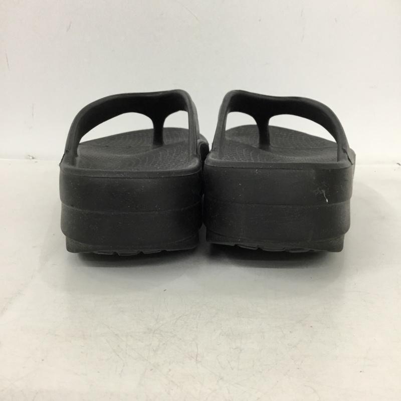 ウーフォス OOFOS サンダル サンダル 24.5cm 無地 黒 / ブラック / black レディース USED 古着 中古 10162135