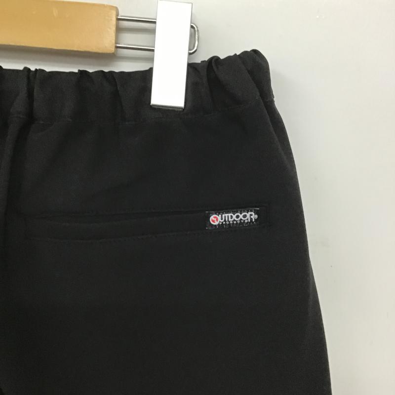 アウトドアプロダクツ OUTDOOR PRODUCTS パンツ ワークパンツ、ペインターパンツ ワイドパンツ カジュアルパンツ ワークパンツ ジャージ L ロゴ、文字 黒 / ブラック / black メンズ USED 古着 中古 10162136
