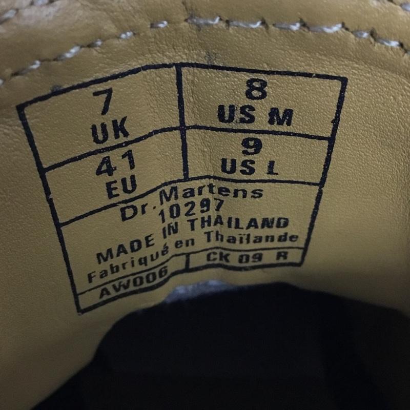 ドクターマーチン Dr.Martens ブーツ ショートブーツ 10297 AW006 サイドゴアブーツ US8 US：8 無地 黒 / ブラック / black メンズ USED 古着 中古 10162140