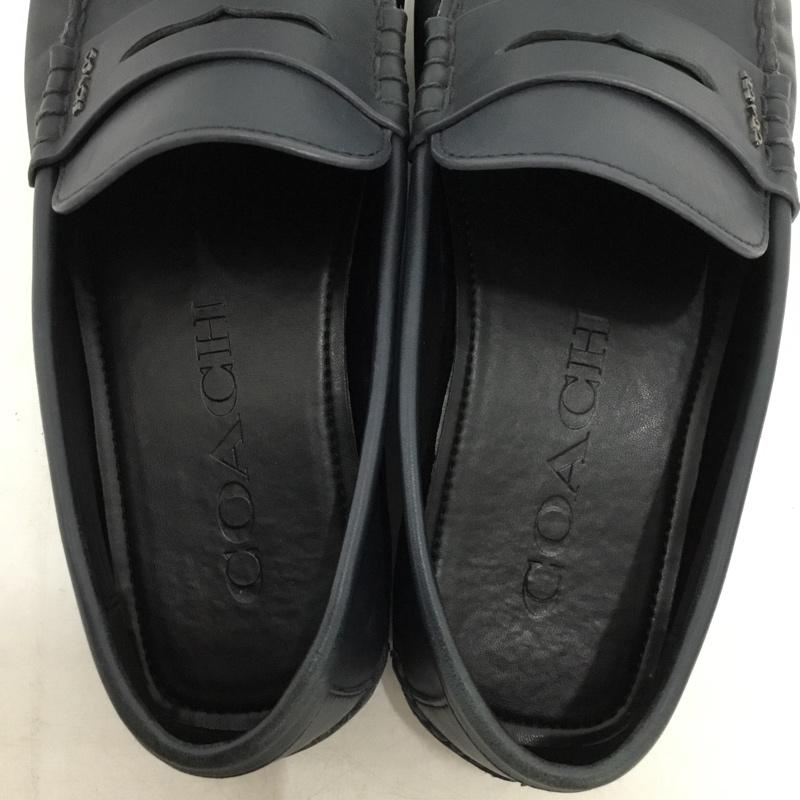 コーチ COACH カジュアルシューズ カジュアルシューズ CI327 25.5cm 無地 紺 / ネイビー / navy メンズ USED 古着 中古 10162142
