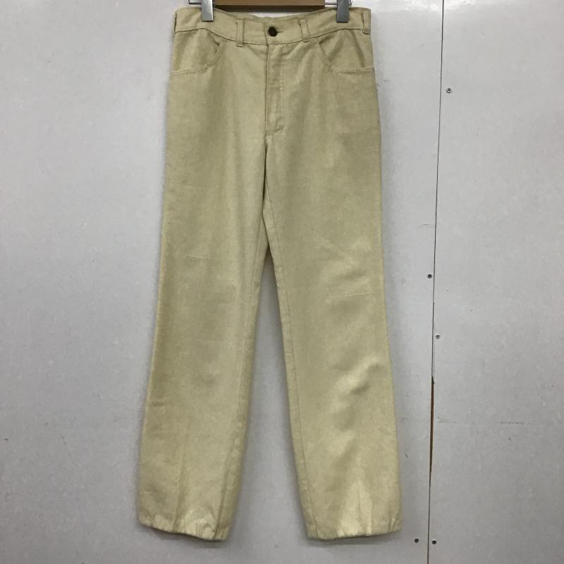 古着 USED パンツ デニム、ジーンズ スリムパンツ ストレッチパンツ カジュアルパンツ 古着 30インチ 無地 アイボリー / アイボリー / メンズ USED 古着 中古 10162143
