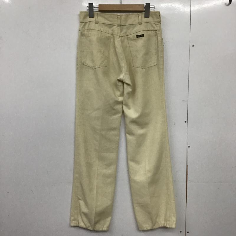 古着 USED パンツ デニム、ジーンズ スリムパンツ ストレッチパンツ カジュアルパンツ 古着 30インチ 無地 アイボリー / アイボリー / メンズ USED 古着 中古 10162143