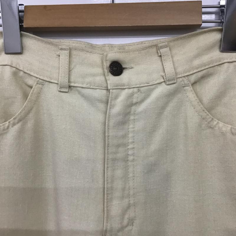 古着 USED パンツ デニム、ジーンズ スリムパンツ ストレッチパンツ カジュアルパンツ 古着 30インチ 無地 アイボリー / アイボリー / メンズ USED 古着 中古 10162143