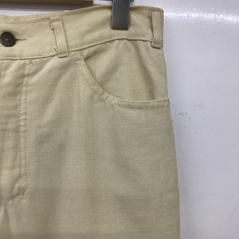 古着 USED パンツ デニム、ジーンズ スリムパンツ ストレッチパンツ カジュアルパンツ 古着 30インチ 無地 アイボリー / アイボリー / メンズ USED 古着 中古 10162143