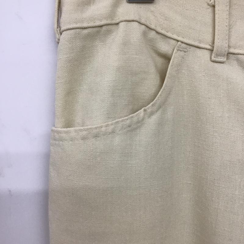 古着 USED パンツ デニム、ジーンズ スリムパンツ ストレッチパンツ カジュアルパンツ 古着 30インチ 無地 アイボリー / アイボリー / メンズ USED 古着 中古 10162143