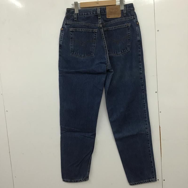 リーバイストラウスアンドコー Levi Strauss & co. パンツ デニム、ジーンズ デニムパンツ ワイドパンツ カジュアルパンツ M 無地 インディゴ / インディゴ / Indigo メンズ USED 古着 中古 10162145
