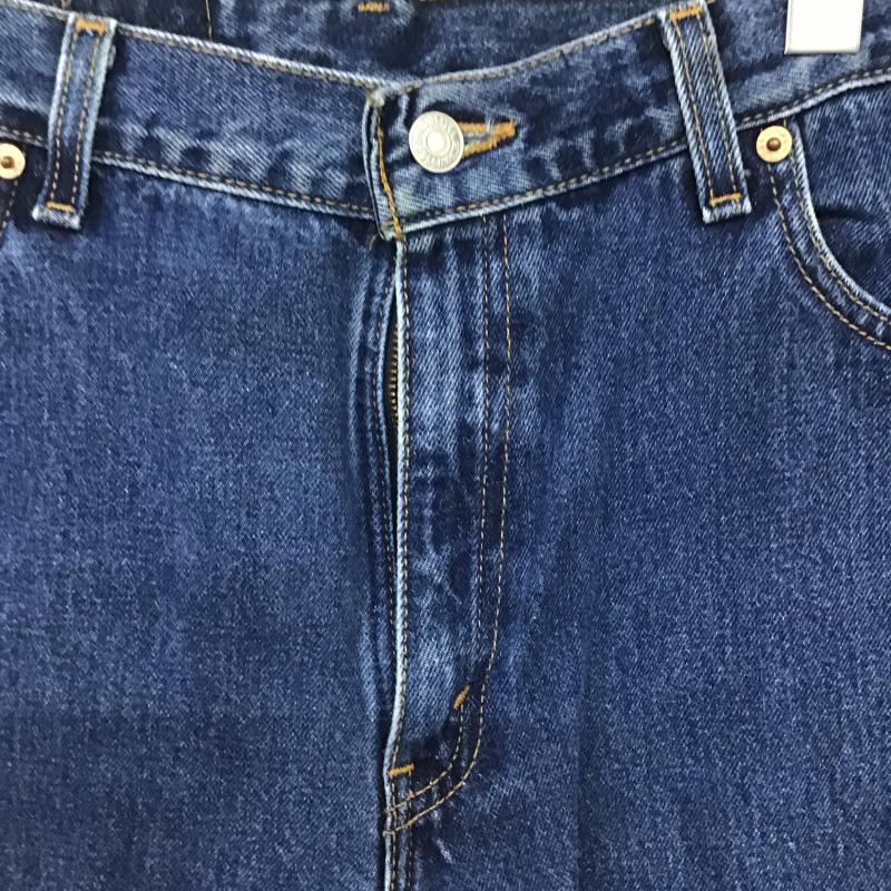 リーバイストラウスアンドコー Levi Strauss & co. パンツ デニム、ジーンズ デニムパンツ ワイドパンツ カジュアルパンツ M 無地 インディゴ / インディゴ / Indigo メンズ USED 古着 中古 10162145